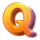 advance to gold gold q symbol icon