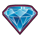 africa zero diamond blue symbol icon