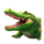 african coins hold and spin crocodile symbol icon