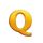 african coins hold and spin q symbol icon