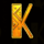 african drum k symbol icon