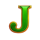 african gems j symbol icon