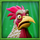 agroculture rooster symbol icon