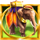 akbar and birbal war elephant symbol icon
