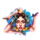 akneye sicily woman symbol icon