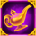 aladdin and the golden palace lamp symbol icon
