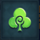 alice in adventureland clover symbol icon