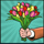 all heart bouquet symbol icon