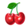 all ways hotter fruits cherry symbol icon