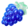 all ways hotter fruits grapes symbol icon