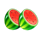 amazing diamonds hold n link watermelons symbol icon