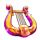 amazing legends olympus harp symbol icon