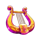 amazing link apollos fortune harp symbol icon