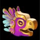 amazon kingdom purple head symbol icon