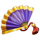 amusnet interactive pandas gold purple fan symbol icon