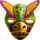 animal quest jaguar mask symbol icon