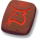anubis moon red rune symbol icon