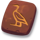 anubis moon yellow rune symbol icon