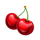aqua flame cherry symbol icon