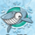 arctic wild whale symbol icon