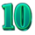 area link piggy bank 10 symbol icon