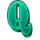 area link piggy bank q symbol icon