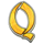 arrows of hachiman gold q symbol icon