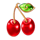 art of gold cherry symbol icon