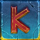 asgardian fire k symbol icon