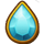 aspect gaming gem digger blue gem symbol icon