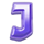 aspect gaming gem digger purple j symbol icon