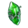 astro treasures green crystal symbol icon