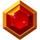 atlantis coins hold and win red gem symbol icon