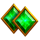 atomic coins running wins diamonds symbol icon