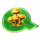 attack huge mushroom letter q symbol icon
