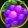 awesome fruits grape symbol icon
