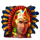 aztec chief man symbol icon