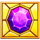 aztec gems deluxe purple gem symbol icon