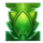 aztec gems green symbol icon