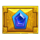 aztec gems megaways blue symbol icon
