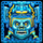 aztec gods blue symbol icon