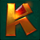 aztec gold megaways k symbol icon