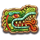 aztec tribute crocodile symbol icon