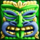aztec wilds green mask symbol icon