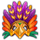 azteca gold collect crown symbol icon