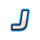 back of the net j symbol icon