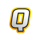 back of the net q symbol icon