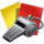 back of the net whistle cards symbol icon