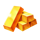bacons bank gold symbol icon
