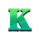 bacons bank k symbol icon